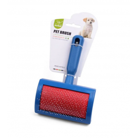 Nunbell Пуходерка с пластиковой ручкой (с каплями)