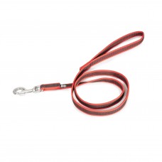JULIUS-K9 Поводок Super-grip красно-серый для собак до 50 кг, длина 1.2м