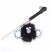 ZooZooZoo Удочка-дразнилка для домашних животных "Букашка", из натуральной норки, звенящая, 5 см