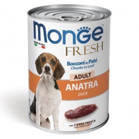 Monge Fresh Влажный корм с уткой для собак, 400 г
