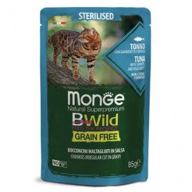 Monge Bwild Влажный корм с тунцом для кошек, 85 г