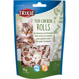 Trixie Лакомство PREMIO Rolls с курицей для кошек, 50 г