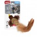 Gigwi CATCH & SCRATCH Игрушка Птичка с перьями для кошек, 12 см