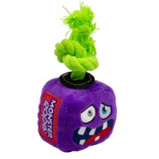 Gigwi MONSTER ROPE Игрушка Монстр с пищалкой и веревкой для собак, 8 см