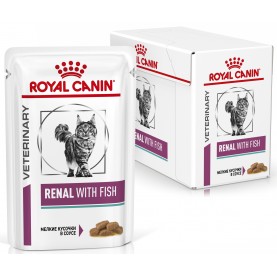 Royal Canin Renal with Chicken pouch Влажный корм для кошек с почечной недостаточностью, 85 г