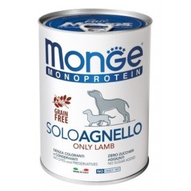 Monge Monoprotein Влажный корм с ягненком для собак, 400 г