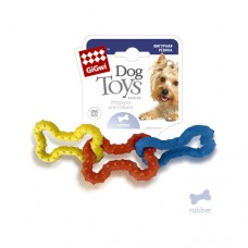 Gigwi CATCH & FETCH Игрушка три резиновые косточки для собак, 15 см