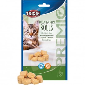 Trixie Лакомство Chicken & Cheese Rolls для кошек, 50 г