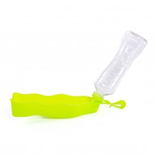 EliteDog Бутылка для собак дорожная с поилкой, зелёная, 500 мл