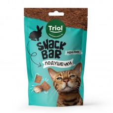 Triol SNACK BAR Лакомство подушечки из кролика для кошек, 30 г