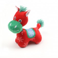 Triol NEW YEAR Игрушка для собак мягкая "Пони", 130 мм