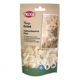 Trixie Freeze Dried Лакомство с курицей и сыром для кошек, 25 г