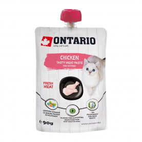 Ontario Крем-лакомство с курицей для котят, 90 г