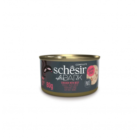 Schesir After Dark консервы для кошек Курица и Говядина в паштете, 80г