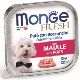 Monge Fresh Влажный корм со свининой для собак, 100 г