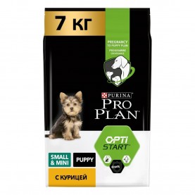 Purina Pro Plan Сухой корм с курицей для щенков мелких и карликовых пород, упаковка 7 кг, на развес 1 кг