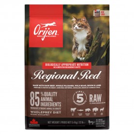 Orijen Regional Red Сухой корм для кошек, упаковка 5.4 кг
