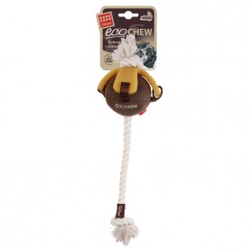 Gigwi Игрушка для собак Мяч на веревке из экорезины, 40 см