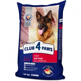 Club4Paws Сухой корм с курицей для собак, упаковка 14 кг, на развес 1 кг