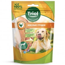Triol Лакомство мясные грудки из курицы для собак, 70г