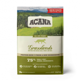 ACANA Grasslands Сухой корм с ягненком для кошек, упаковка 4.5 кг, на развес 1 кг