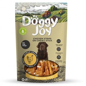 Doggy Joy Лакомство куриные полоски на жевательной палочке для собак, 90 г