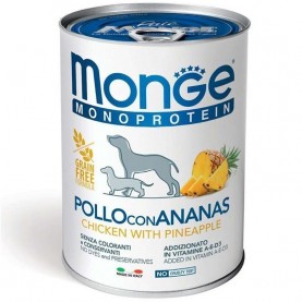 Monge Monoprotein Влажный корм с курицей и ананасом для собак, 400 г