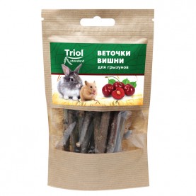 Triol Standard Лакомство веточки вишни для грызунов, 40 г