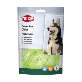 Trixie Denta Fun Chips со спирулиной для собак, 50 г