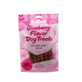 Win Лакомства жевательные палочки со вкусом черники с молоком для собак 100 гр
