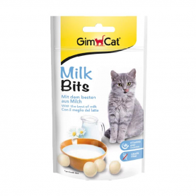 GimCat MilkBits витаминизированные лакомства Таблетки для котят, 40 г