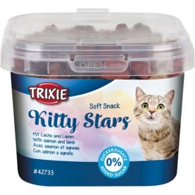 Trixie Лакомство Kitty Stars c лососем и бараниной для кошек, 140 г