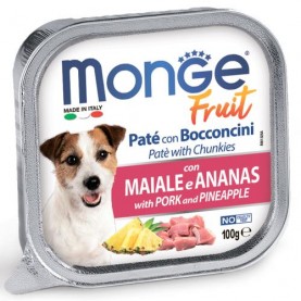Monge Fruit Влажный корм со свининой и ананасом для собак, 100 г