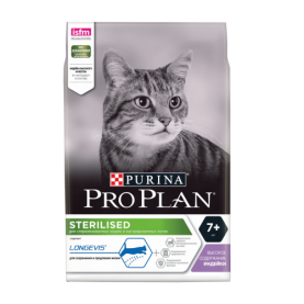 Purina Pro Plan Sterilised Сухой корм с индейкой для стерилизованных кошек, 400 г