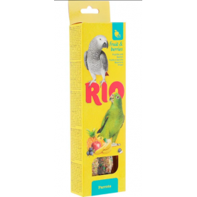 RIO Лакомство Палочки для попугаев с фруктами и ягодами, 2 шт, 90 г