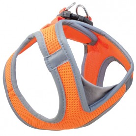 Triol Мягкая шлейка-жилетка нейлоновая оранжевая S, обхват груди 360-410 мм