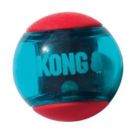 KONG Squeezz Игрушка мяч для собак, размер M (3 шт в наборе)