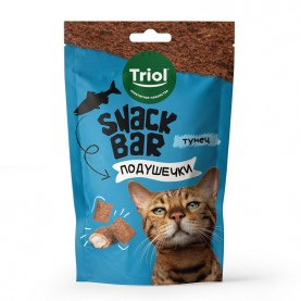 Triol SNACK BAR Лакомство подушечки из тунца для кошек, 30 г