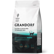 Grandorf Vet Cat Gastrointestinal Low Fat Сухой корм с индейкой для кошек при заболеваниях желудочно-кишечного тракта, упаковка 400 г
