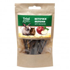Triol Standard Лакомство веточки яблони для грызунов, 40 г