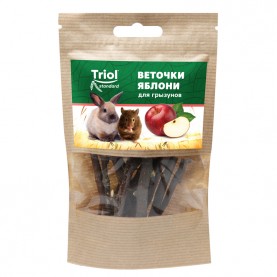Triol Standard Лакомство веточки яблони для грызунов, 40 г