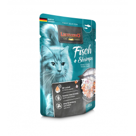 Leonardo Finest Selection Fish + Shrimps влажный корм для кошек, 85 г