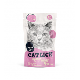 Kitty Joy Крем-лакомство из курицы и креветок для кошек, 60 г