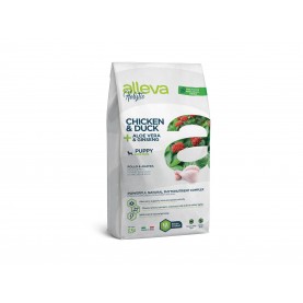Alleva Holistic Mini Puppy Корм для щенков мелких пород с курицей, уткой и алое вера, упаковка 12 кг