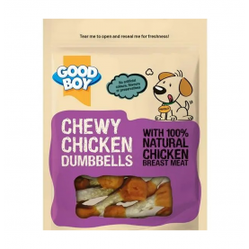 Good Boy Лакомства для собак жевательные гантельки из курицы, 90 г