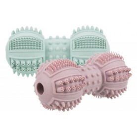 Trixie Игрушка гантель с шипами для чистки зубов для щенков и собак, 9 см