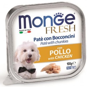 Monge Fresh Влажный корм с курицей для собак, 100 г