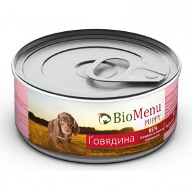 BioMenu PUPPY Консервы для щенков Говядина, 100 гр