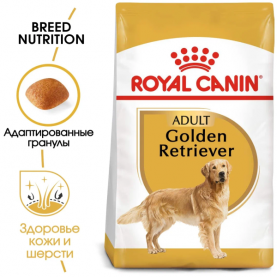 Royal Canin Golden Retriever Adult Сухой корм для взрослых собак пород Золотистый Ретривер, 12 кг