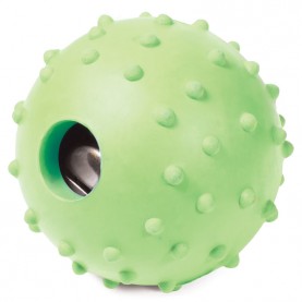 Triol Игрушка Мяч с колокольчиком из цельнолитой резины для собак, 50 мм